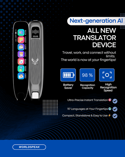 Stylo Traducteur 117 Langues - Worldspeak